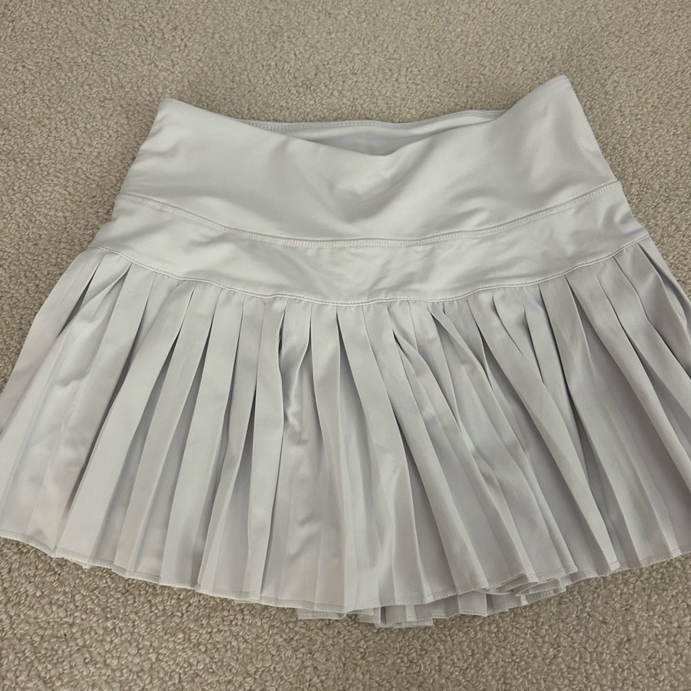 White Gold Hinge Tennis Skirt